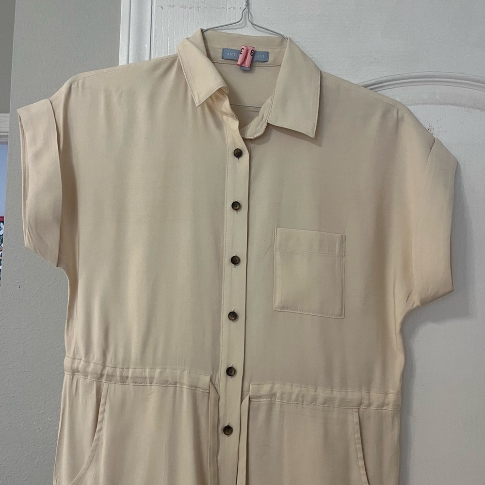 Antonio Melani Cream Jumpsuit